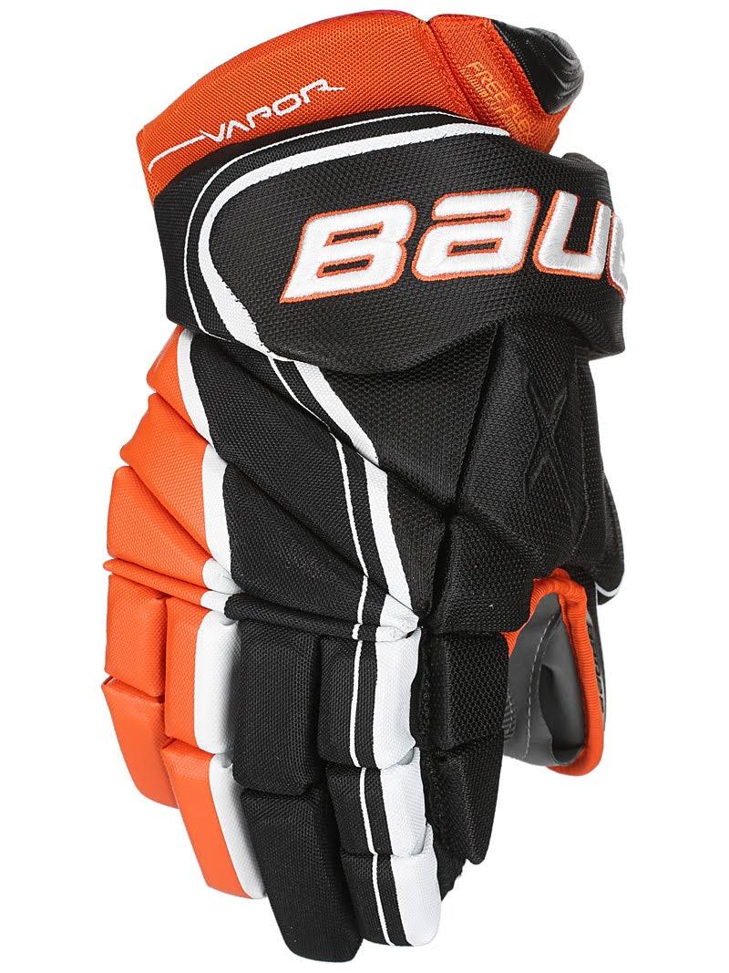 Bauer Vapor 1X Lite Hockey Gloves - Senior - Black/Orange - 13.0