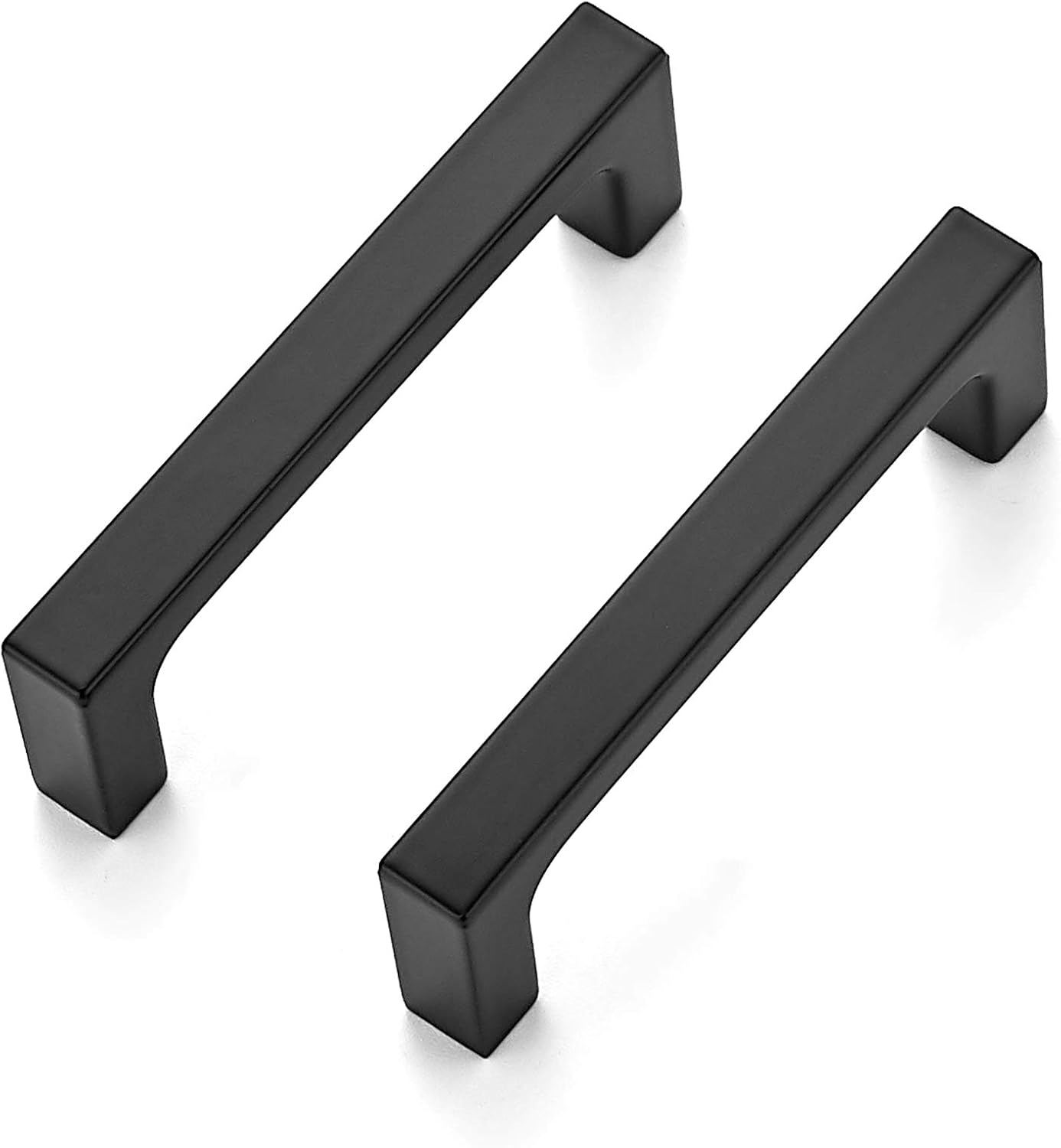 Ravinte 35 Pack Solid 3 Inch Kitchen Square Cabinet Handles Matte Black Cabinet Pulls Drawer Pulls Kitchen Cabinet Hardware Flat Black Kitchen Handles Pack of 2