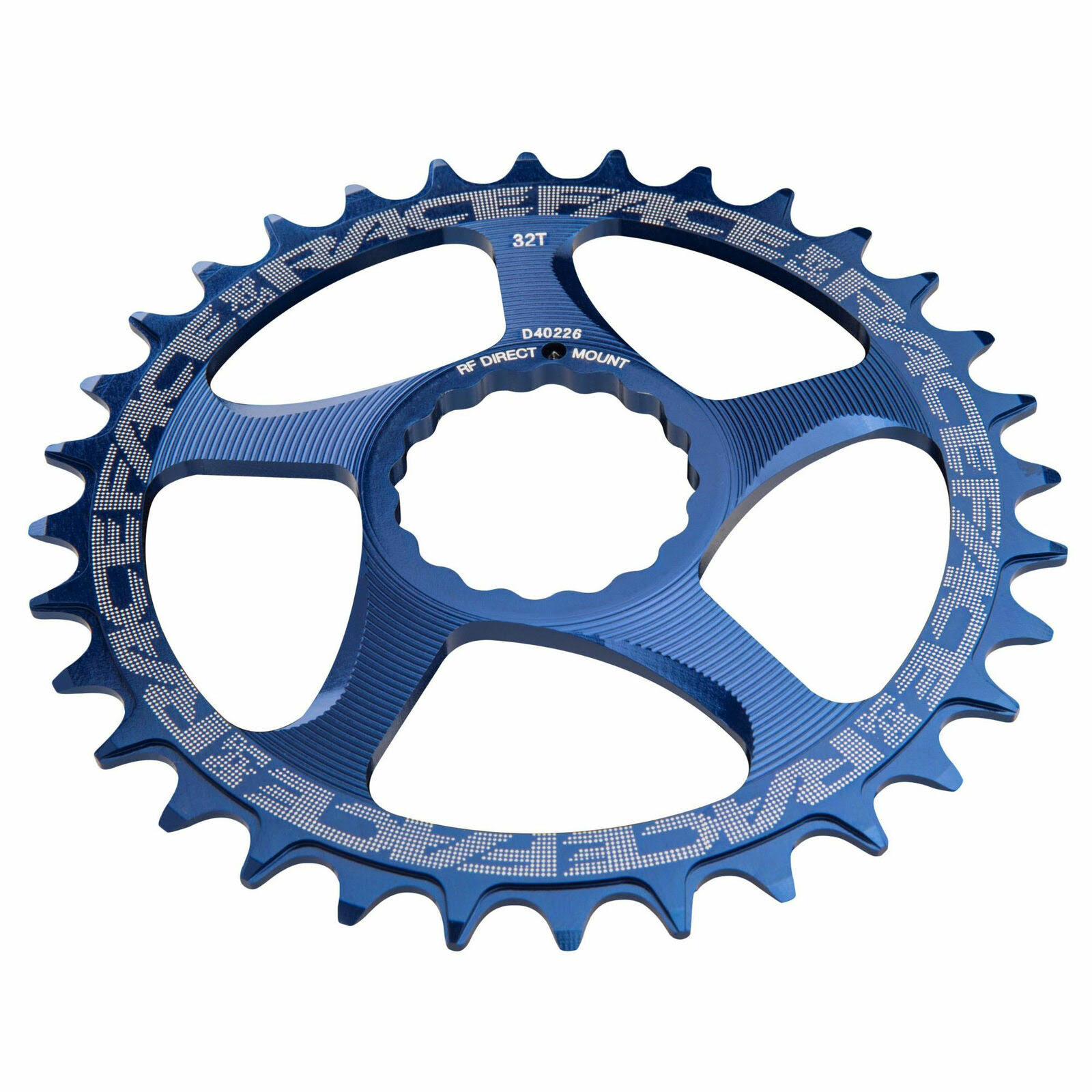 Race Face Narrow Wide Cinch Direct Mount Chainring Blue, 36T