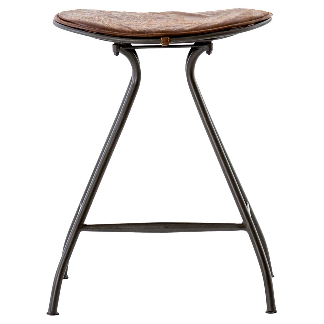 Four Hands Ryder Bar or Counter Stool (Gunmetal/Vintage Tobacco)