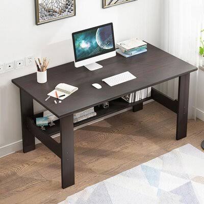 Brannon Desk Wade Logan Color: Black