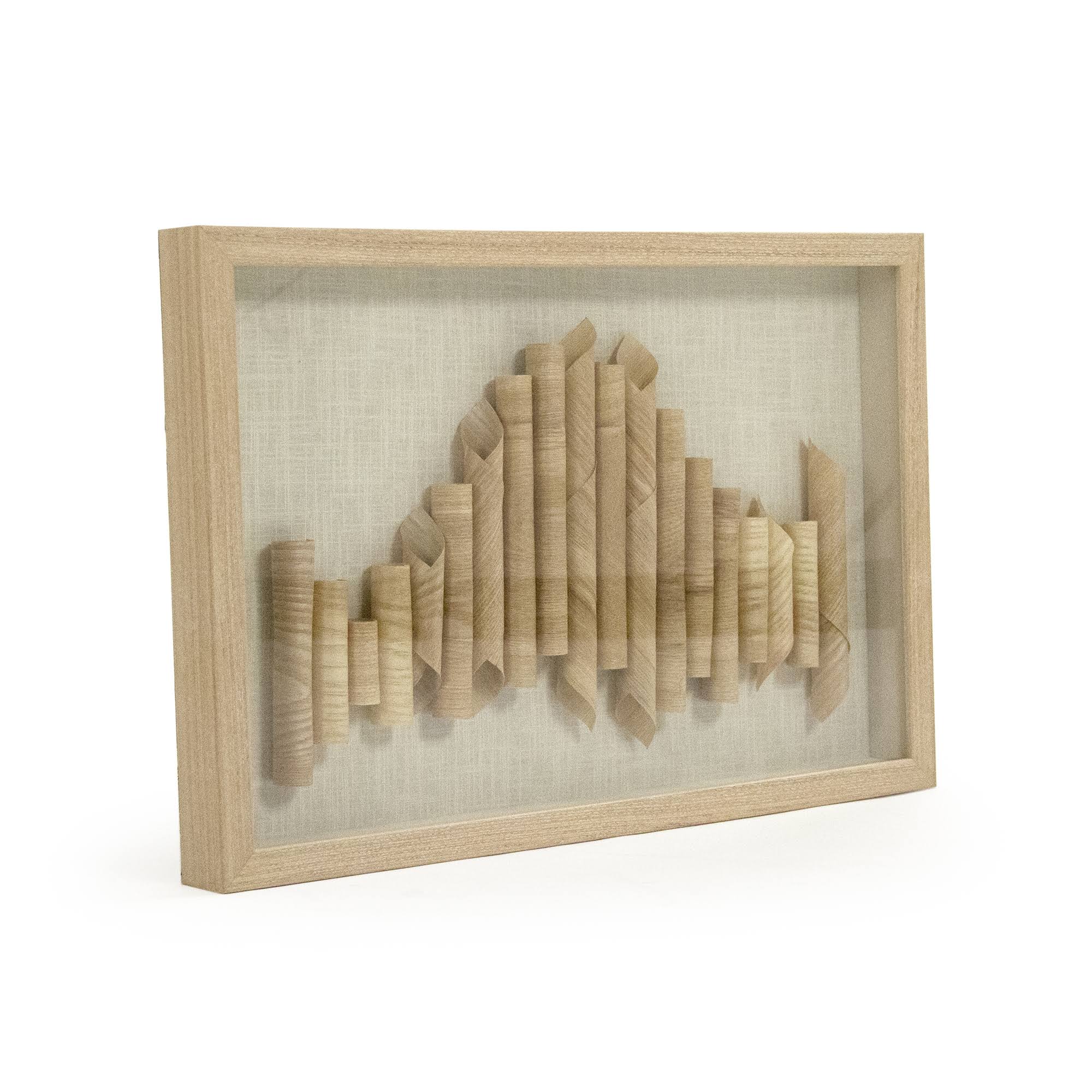 Zentique ZEN22078A Abstract Paper Framed Art