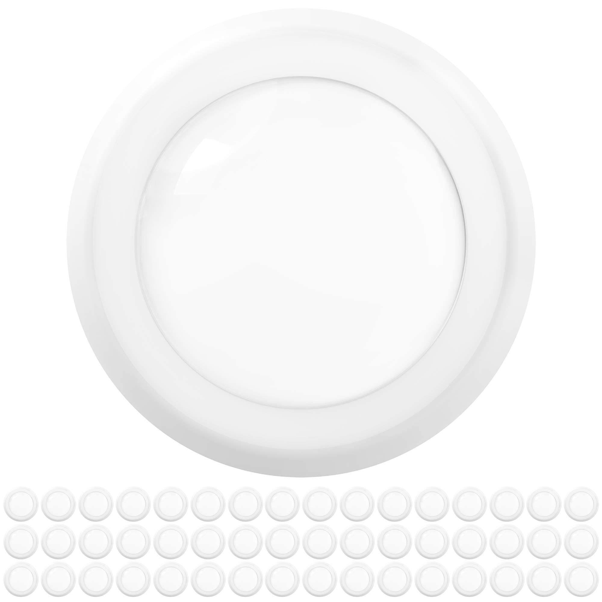 Sunco Lighting 48 Pack 5 inch / 6 inch Flush Mount Disk LED Downlight, 15w\x3d100w, 3000K Warm White, 1050lm, Dimmable, Other - Ajnaraintegrity