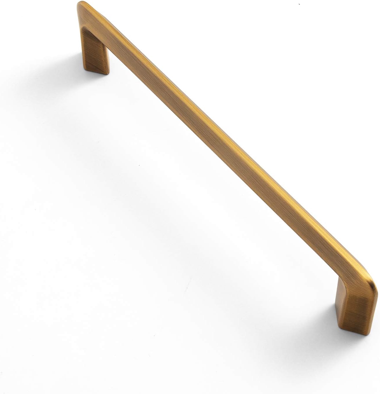 Goo-Ki Brushed Brass Zinc Alloy Cabinet Knob - Single Hole Center Affordable Luxury Cabinet Pull Hardware for Bedroom, Kitchen, 10 Pack Pack of 2