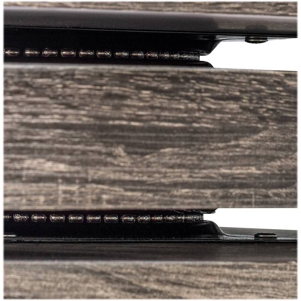 Noble House Timothy Black Oval Modernesque Rotatable Coffee Table