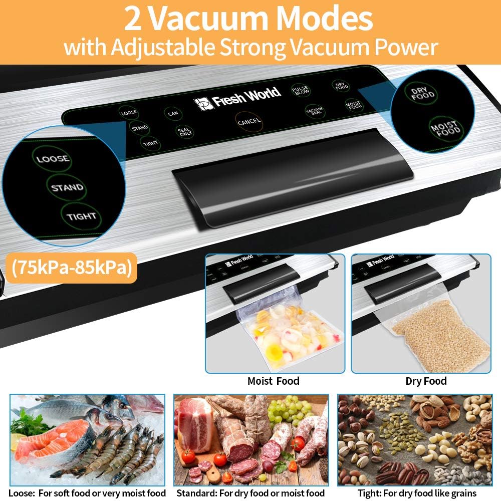 Vacuum Sealer Machine (85Kpa), 13.8