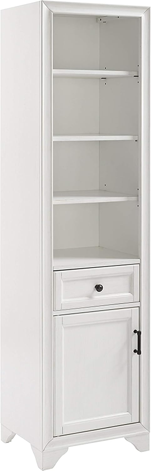 Crosley Furniture Tara Space Saver Bathroom Cabinet, Vintage Gray