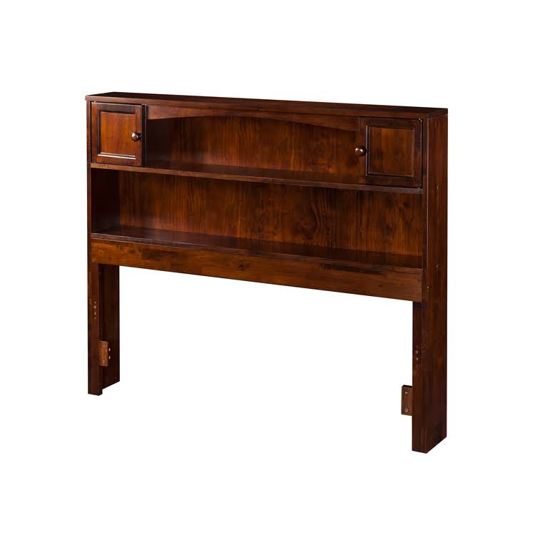 Newport Bookcase Headboard Finish Walnut, Item Package Quantity 1 - Atlantic Furniture - AR285834