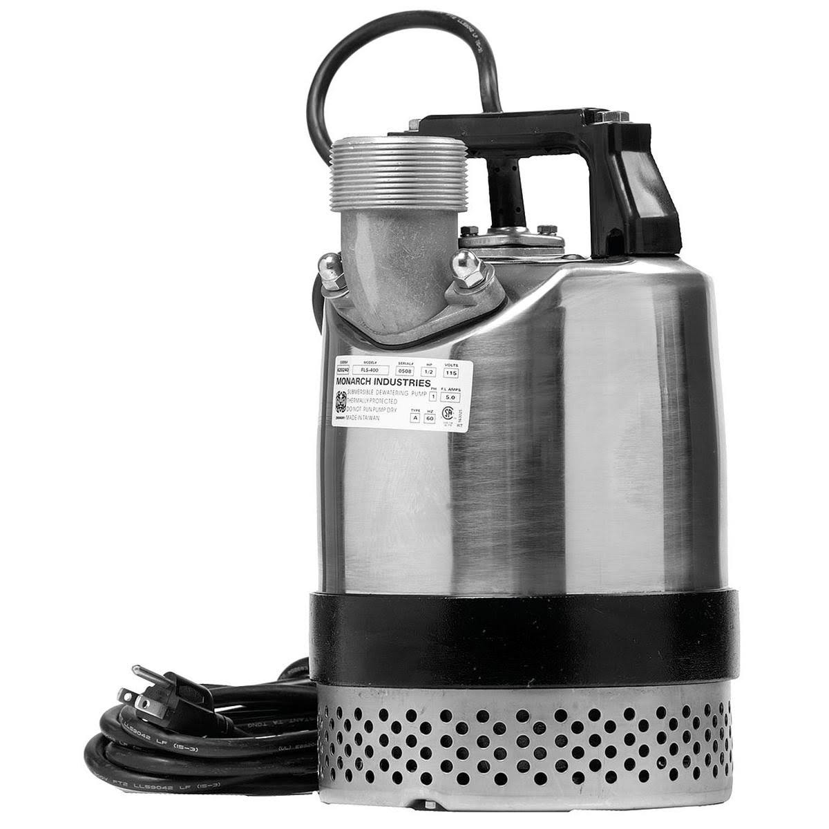 Little Giant FLS-400 Plug-In Utility Pump, 1/2 HP, 115VAC