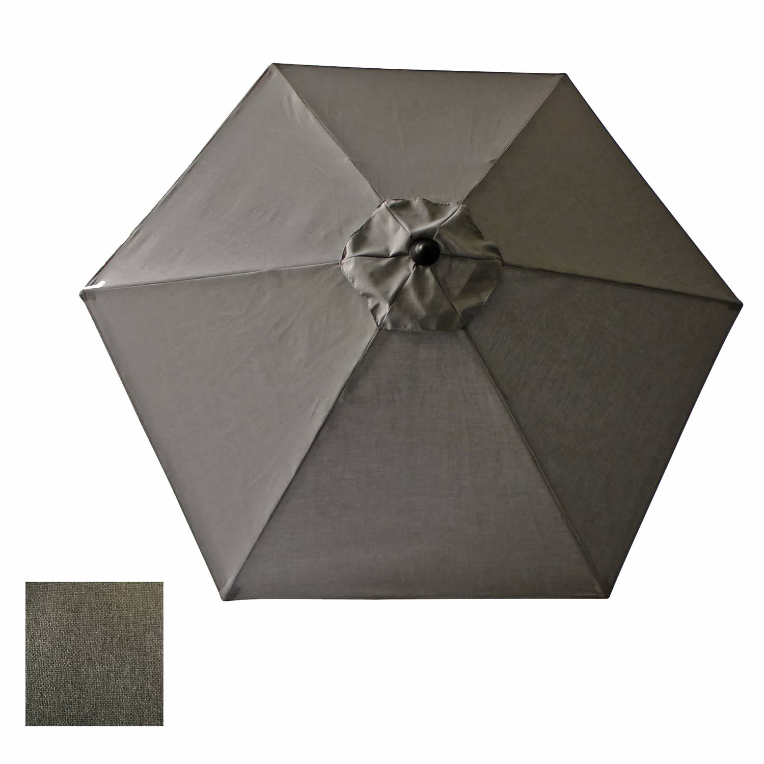 Living Accents 8048173 9 ft. Camas Tiltable Patio Umbrella Brown
