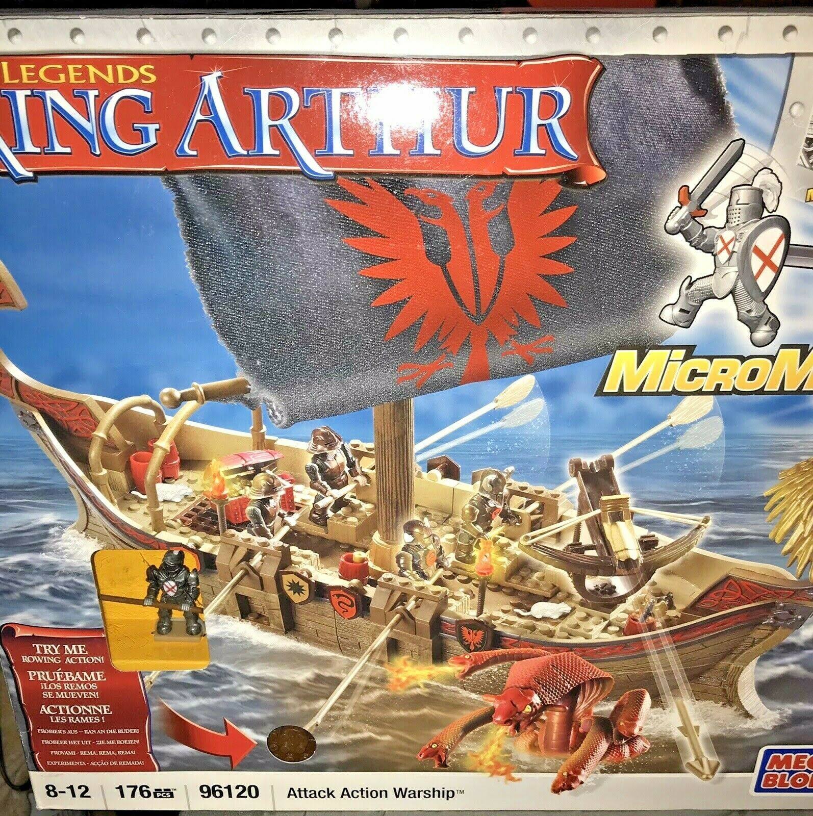 Mega Bloks 96120 King Arthur Attack Action Warship