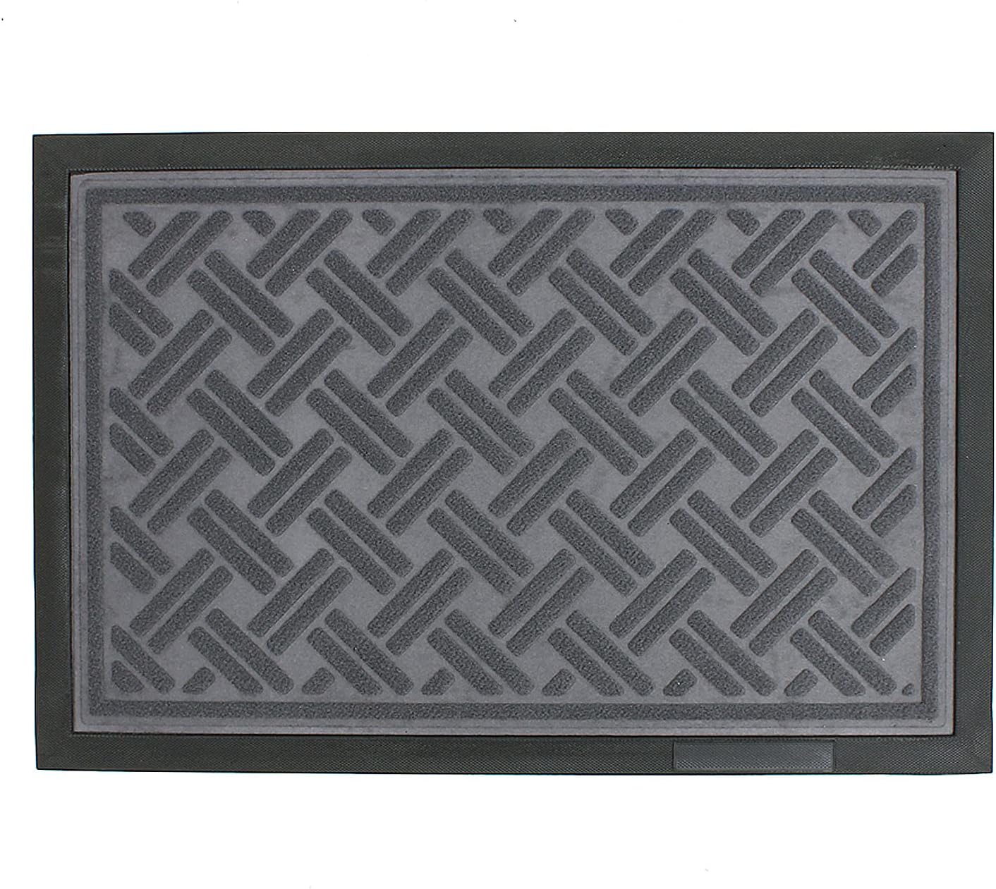 Indoor Door Mats for Entry Front Door Mat Outdoor Non Slip Inside Floor Mats Rubber Backing Absorbent Entrance Rug Indoor Rugs for Entryway Low Profile Welcome Mat Outdoor Durable (Navy Diamond)