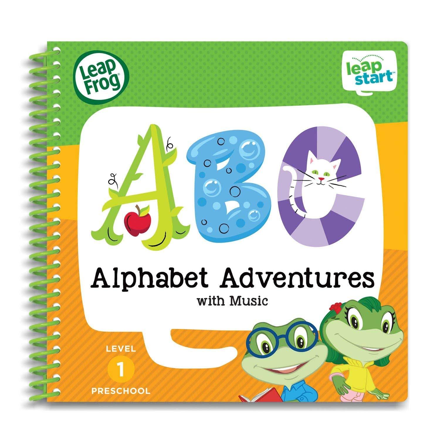 Leapfrog LeapStart Preschool 4-in-1 Activity Book Bundle with ABC, Shapes u0026 Colors, Math, Animals