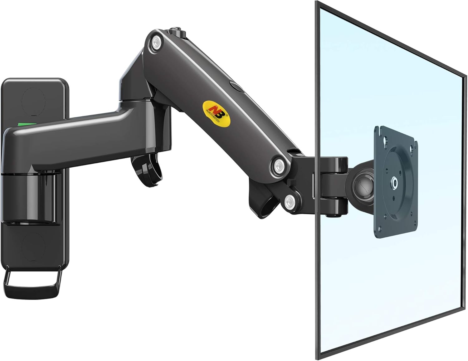 NB North Bayou TV Monitor Wall Mount Bracket Full Motion Articulating Swivel for 17-35