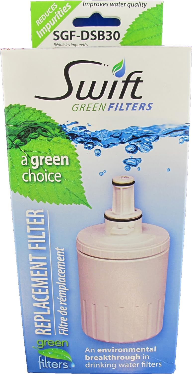 Swift Green Filters SGF-DSB30 Refrigerator Water Filter, 3-Pack