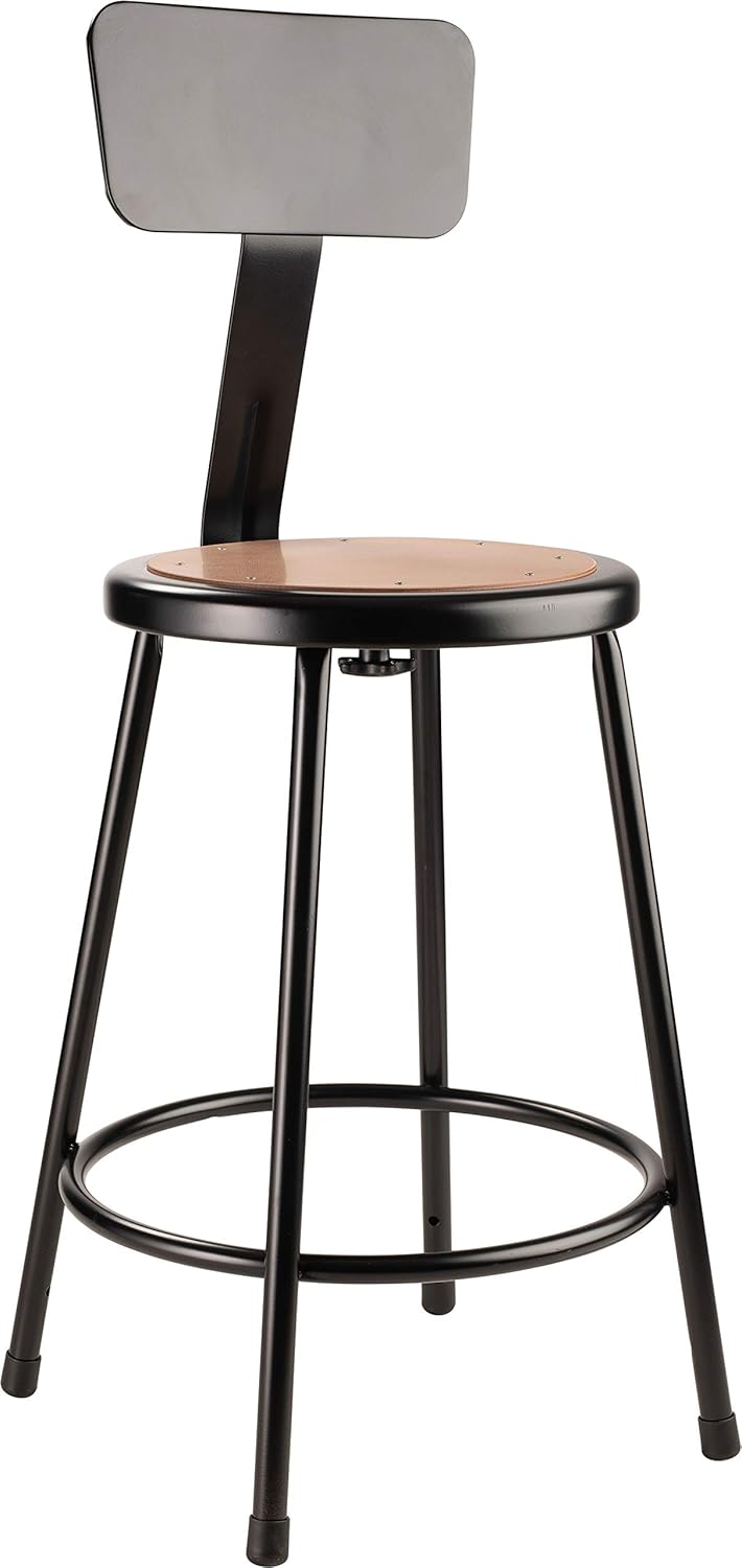 National Public Seating Steel Stool with 24