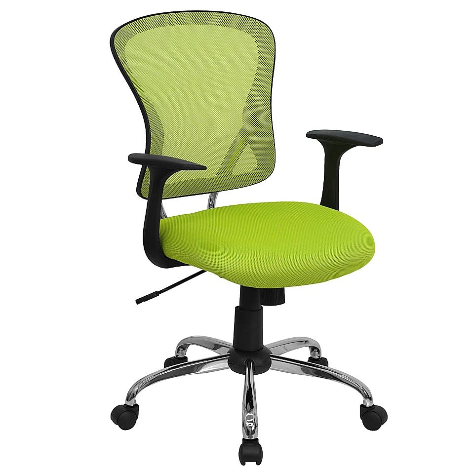 Flash Furniture Mesh Mid-Back Task Chair in Green
