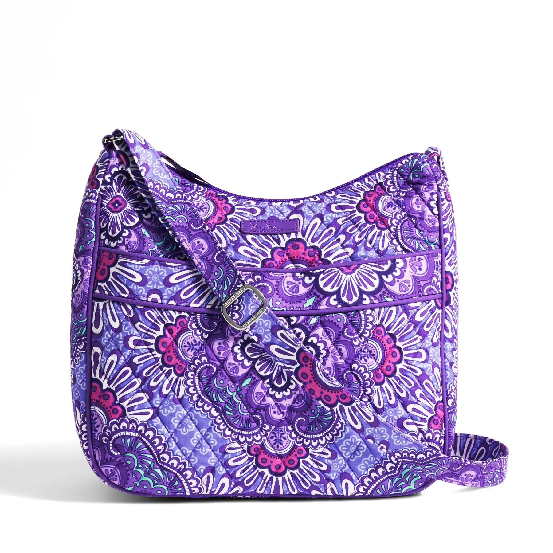 Vera Bradley Carryall Crossbody in Lilac Tapestry