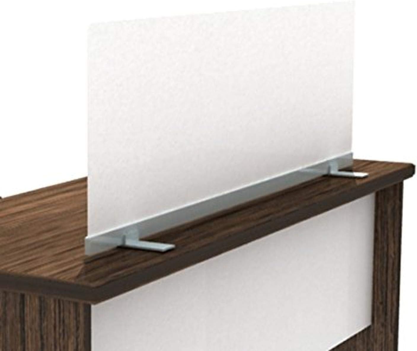 Obex Frosted Acrylic Free Standing Privacy Screen, 18