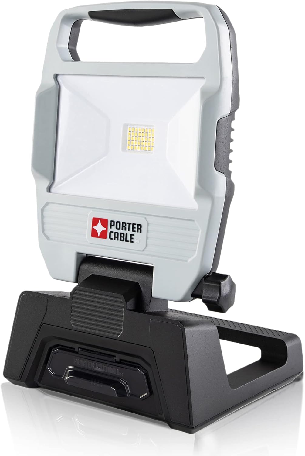 PORTER-CABLE 50W 5000-Lumen Max Portable LED Work Light, Corded, (PC1600203) Pack of 2