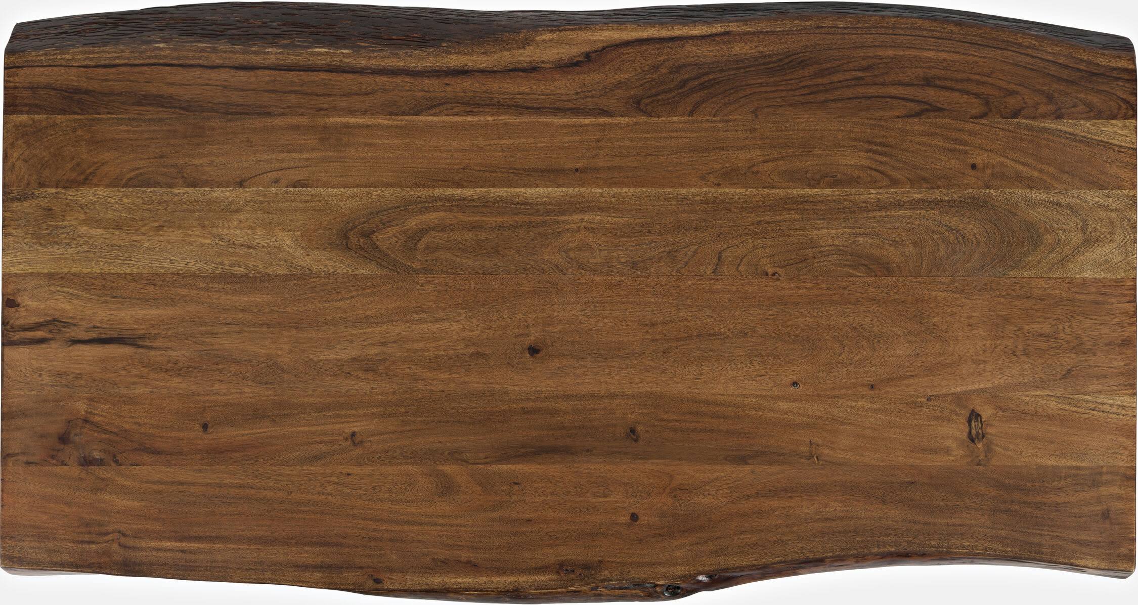 Nature&s Edge 52&& Solid Acacia Counter Height Dining Table , Light Chestnut