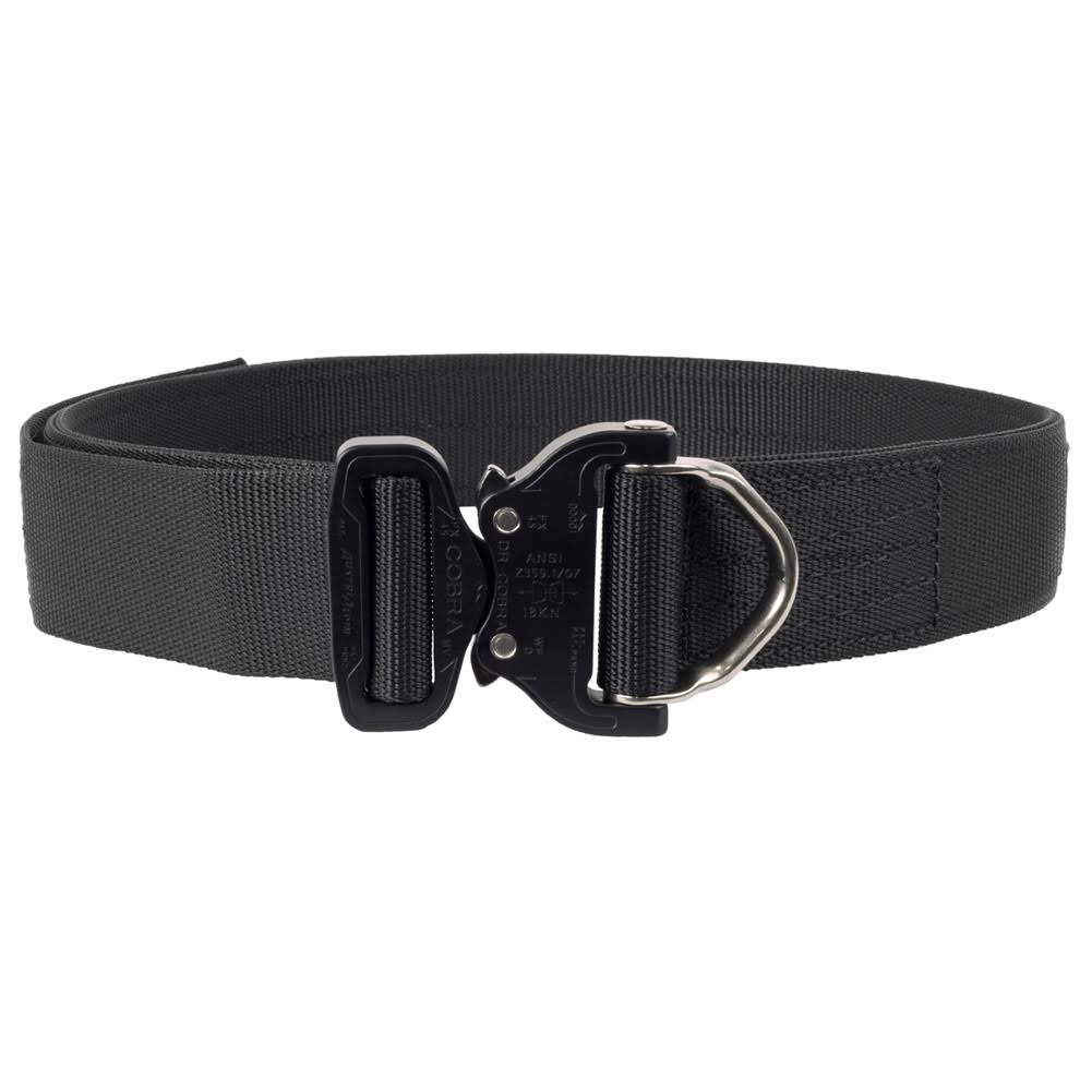Elite Survival Systems Cobra Rigger&s Belt with D Ring Buckle (Black, Small)