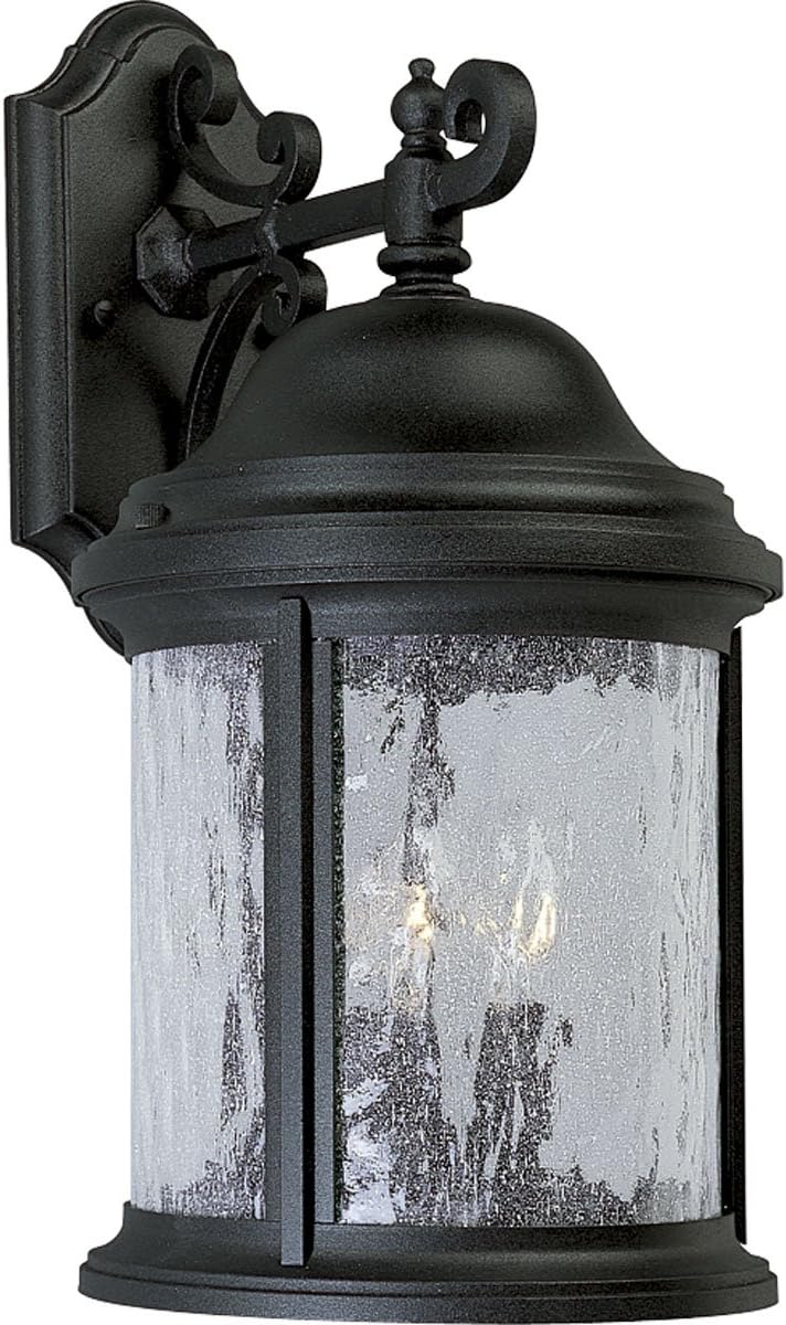 Progress Lighting P5650-20 Traditional Three Large Wall Lantern from Ashmore Collection Dark Finish Lighting Accessory, Antique Bronze