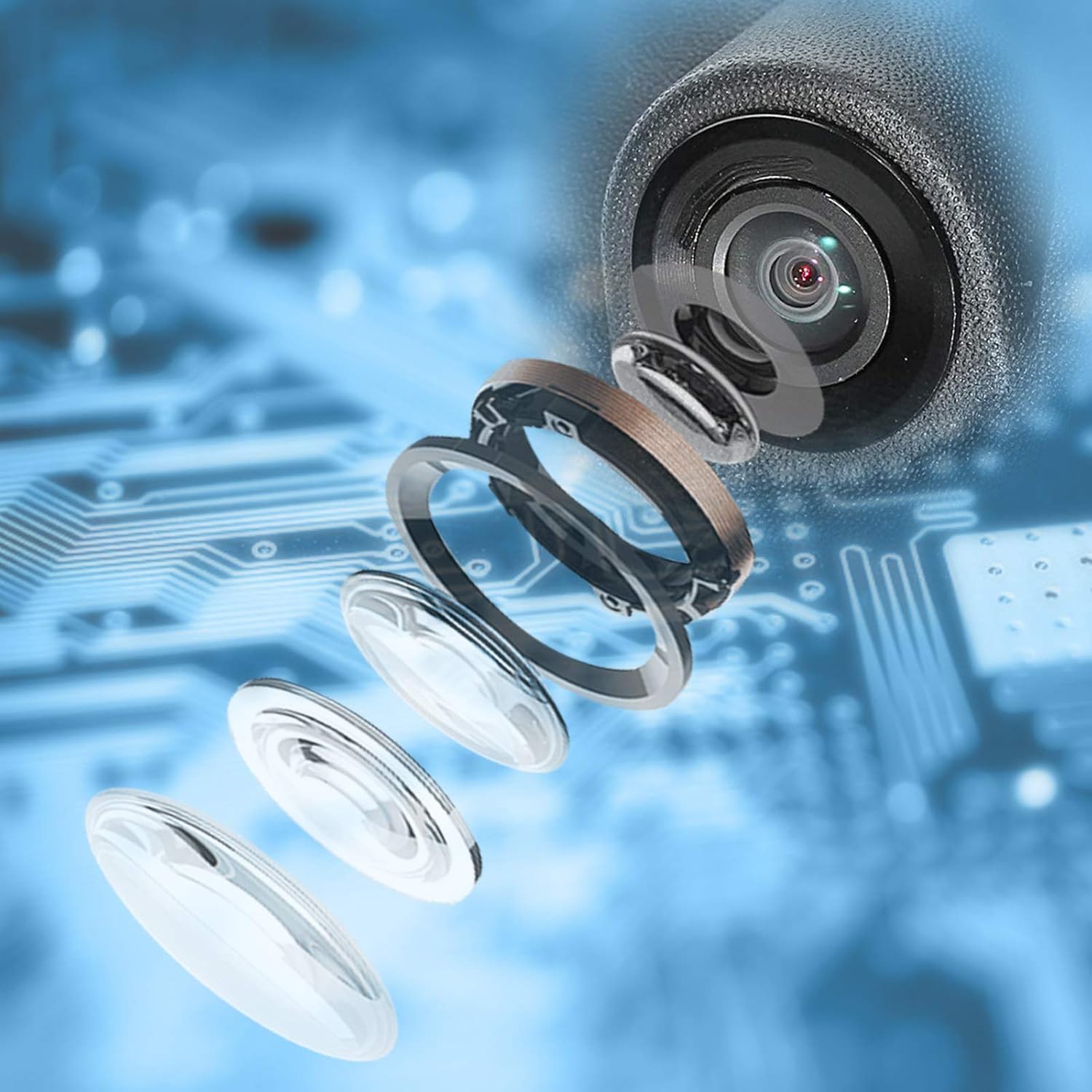 EWAY Tailgate Handle Backup Rear View Camera for Ford F150 2004-2016 Super Duty F250 F350 F450 F550 2008-2016 Explorer Sport Trac Lincoln Mark LT Pickup Truck Aftermarket Reverse Black Camera