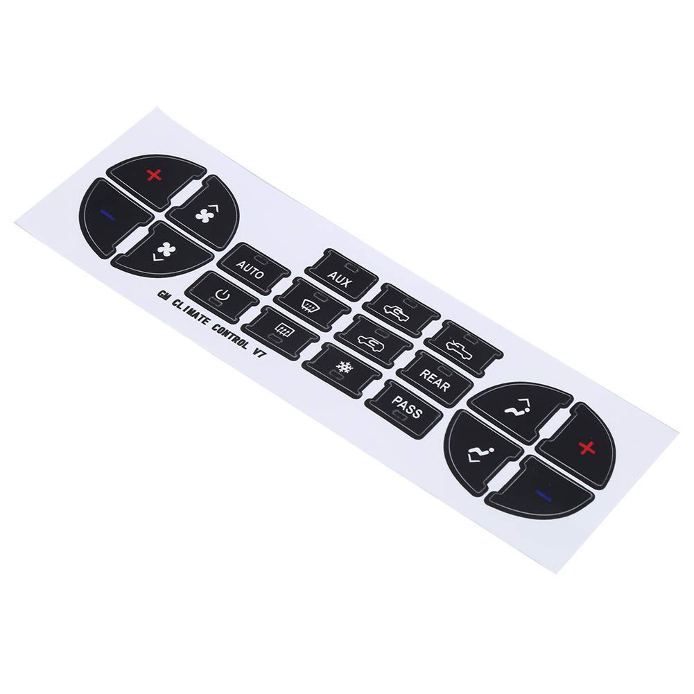 Car AC Dash Button Repair Kit Fit for Chevrolet Tahoe Silverado Avalanche Suburban for Enclave
