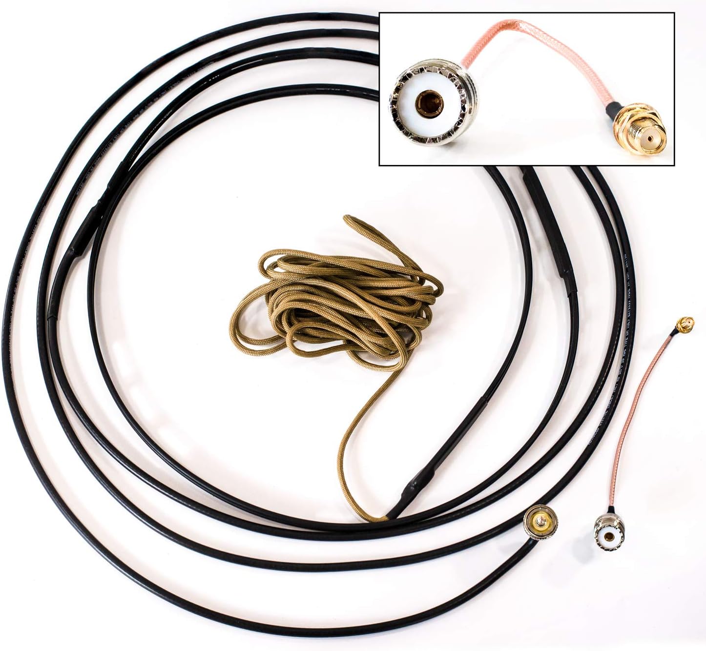 The Survival Antenna Turns Your Portable Hand Held or Vehicle Ham Radio Into a Survival Tool Choose The Right Adapter for Your Radio SMA Female Fits Radios Wouxum Any Tone Baofeng Pack of 2