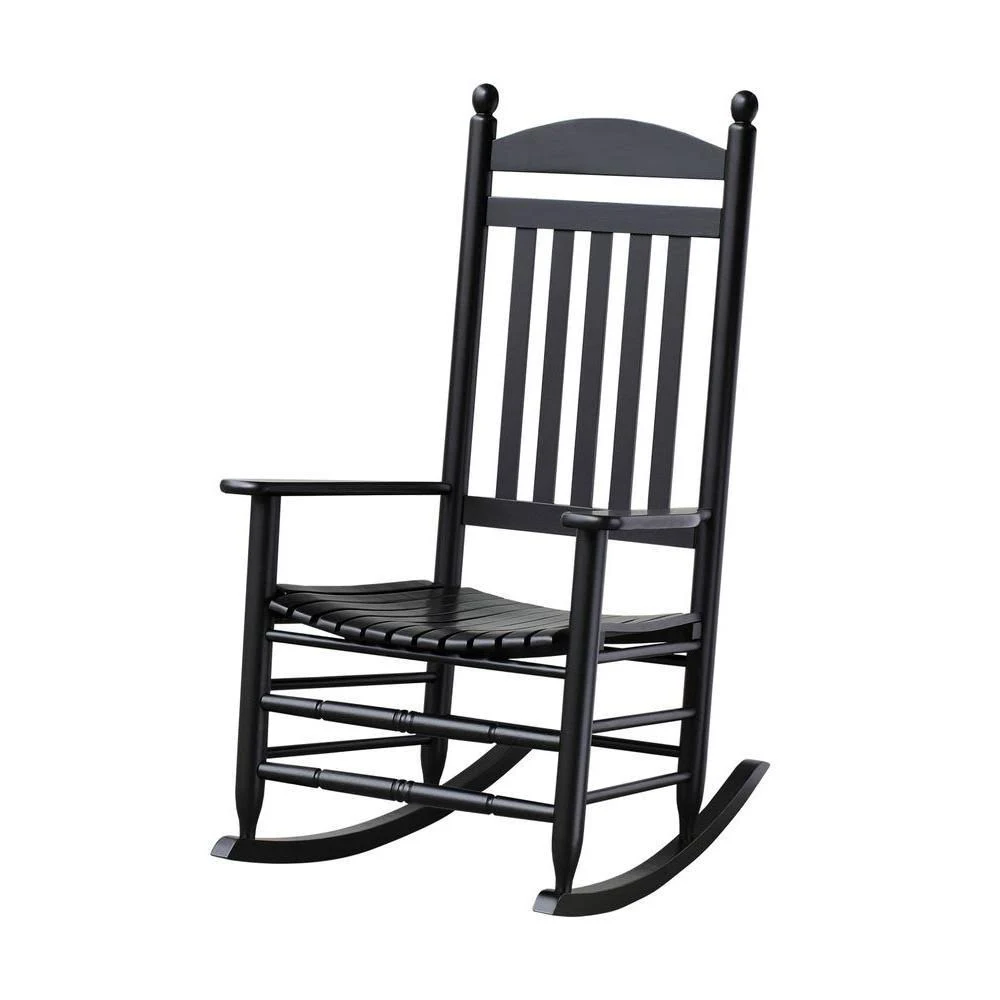 Hinkle Slat Back Rocker Black
