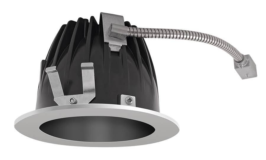 RAB Ndled6Rd-Wyn-B-S LED Trim Mod6 Round WALLWASH 35K 80CRI Black Cone Sil Ring