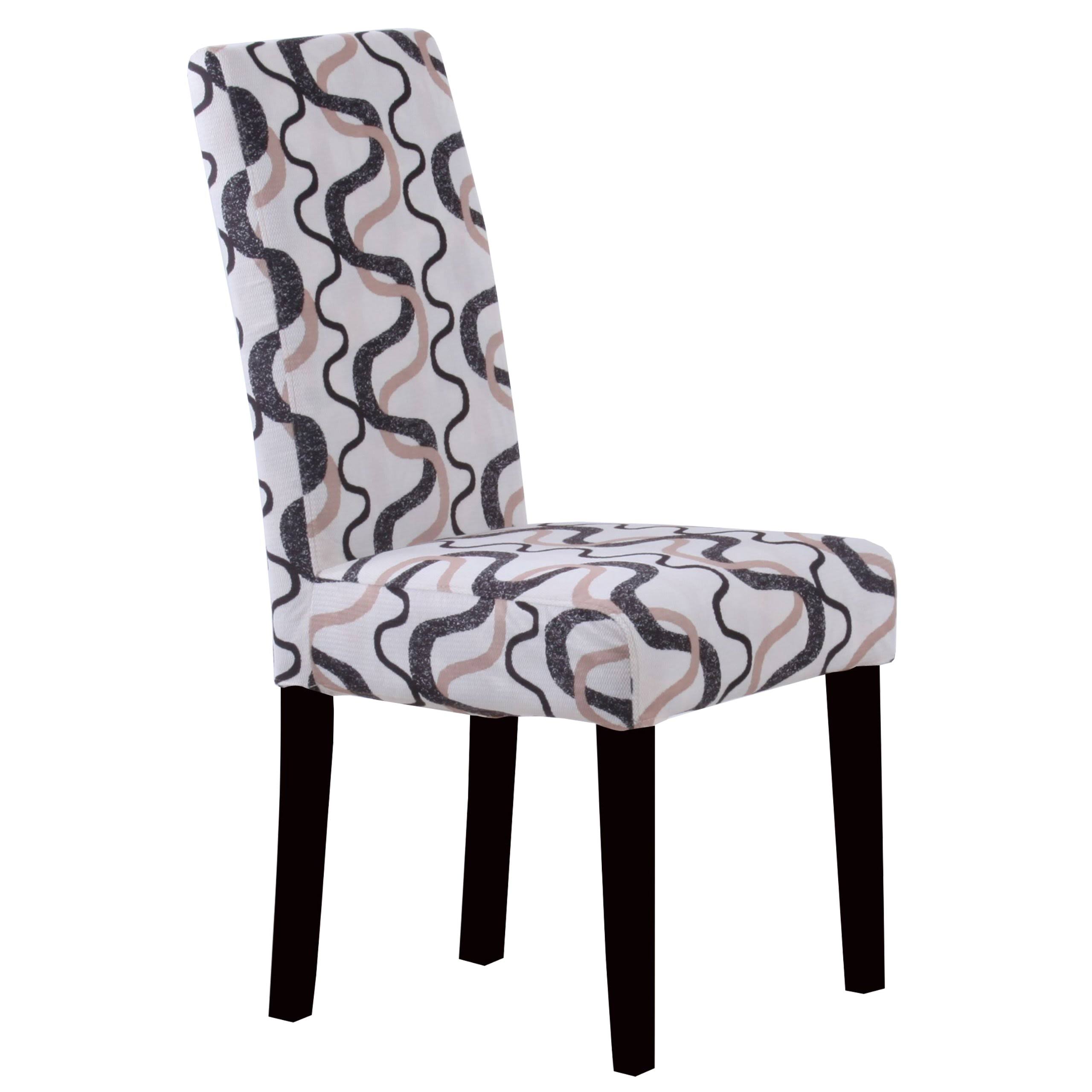 Monsoon Pacific Villa Fabric Dining Chairs, Black Print, Set of 2