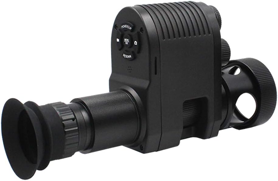 Megaorei 3 A 720p HD Hunting Night Vision Scope Camcorder Monocular Clip on Attachment with Built-in 850nm Infrared IR Flashlight (Without TF Card and Battery)