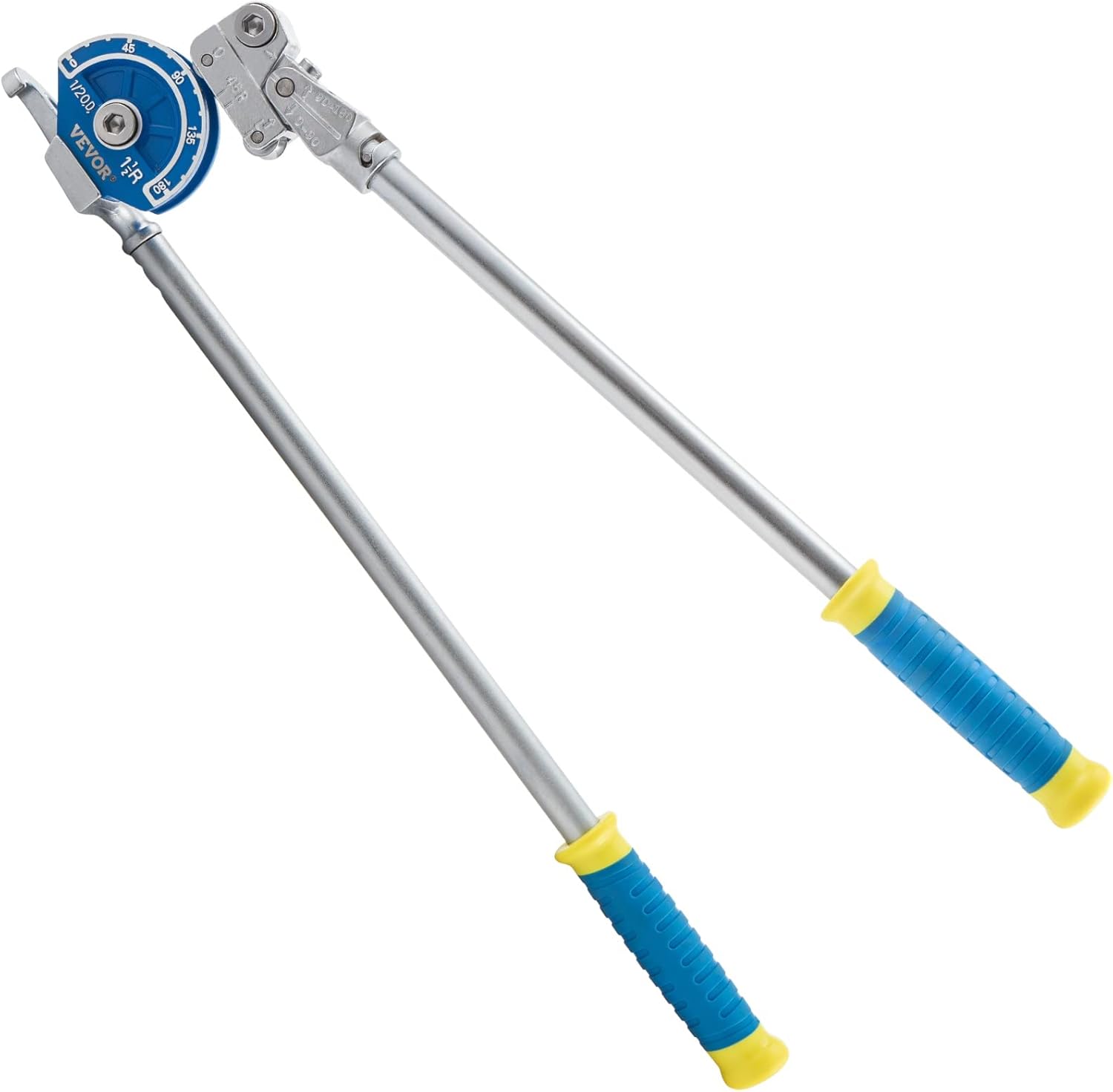 VEVOR Tube Bender, 1/2 inch Pipe Bending Capacity 180 Degrees Manual Bending, for Aluminum and Stainless Steel Pipes in HVAC, Heating Pipe System
