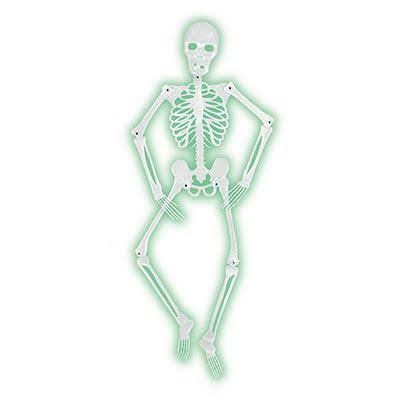 (Pack of 6) Halloween Party Mr Bones-A-Glo Skeleton