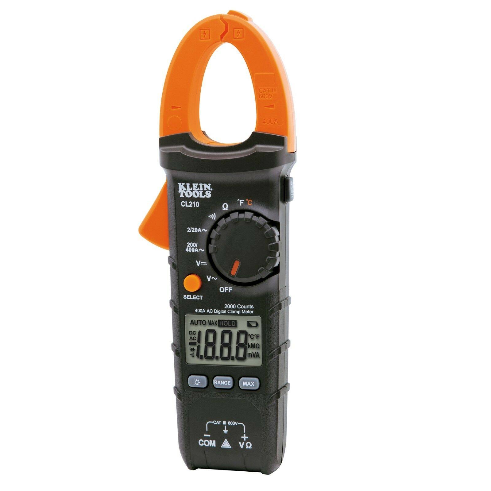 Klein Tools CL210 400A AC Auto-Ranging Digital Clamp Meter