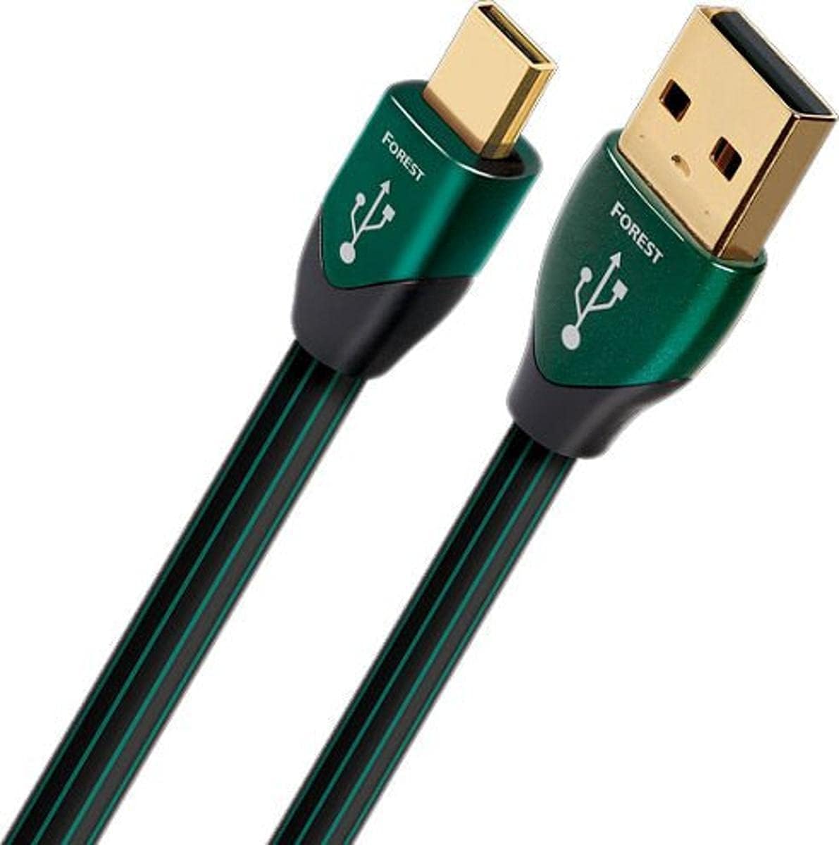 AudioQuest Forest 1.5&nbsp;m Micro-USB Cable, USB A Micro-USB B Male USB Cable&nbsp;&ndash;&nbsp;Black (1.5 m, USB A, Micro-USB B, 2.0, Male/Male, Black)