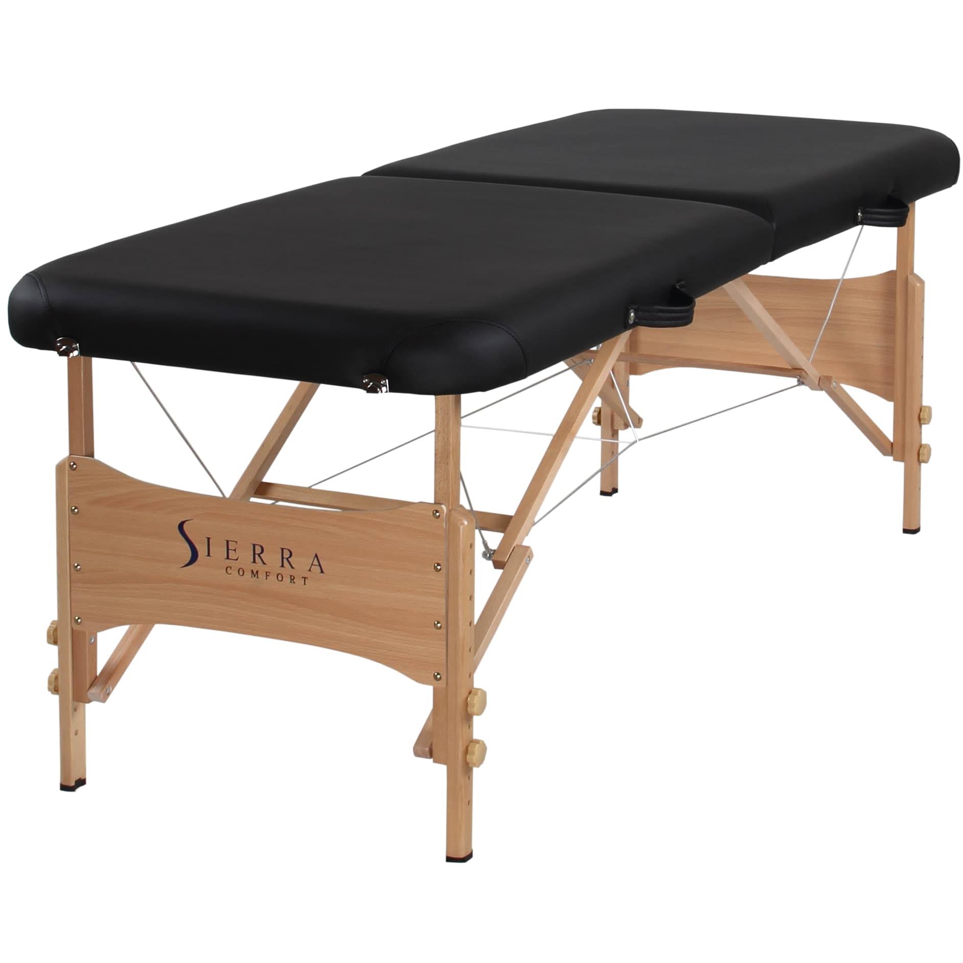 Sierra Comfort Basic Portable Massage Table Black