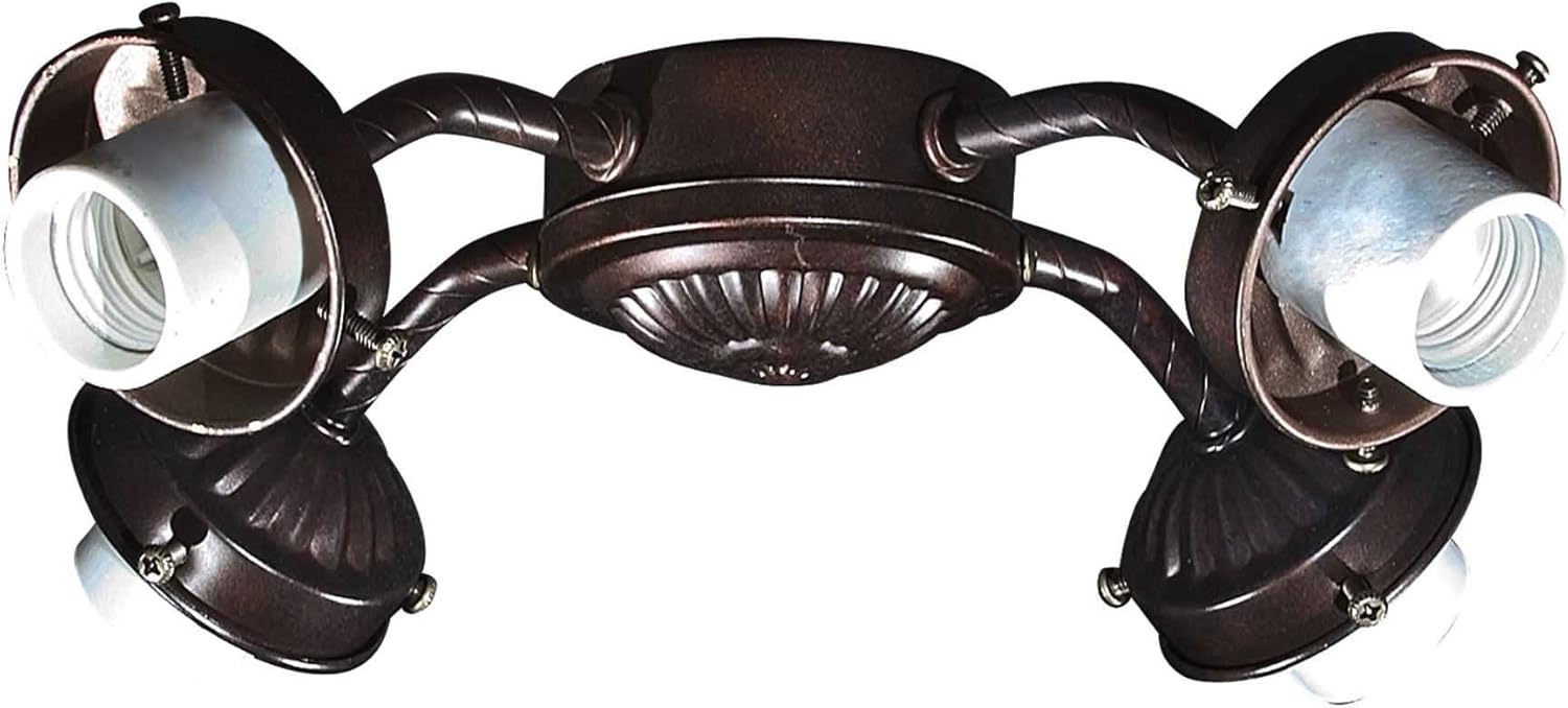 Savoy House FLC418-13 Versatile 4-Arm Fan-Light Kit in English Bronze Pack of 2
