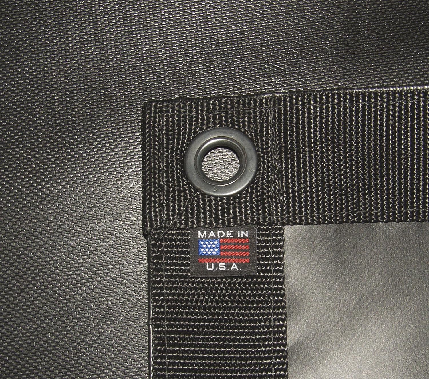 Tarp, Heavy Duty, Blue 3' X 5' Feet Waterproof, 18 Oz. Vinyl w/ Reinforced Edges (3' X 5' Feet, Blue) Pack of 2