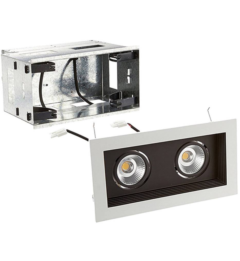 WAC Lighting MT-3LD211R-W927-BK Mini Multiples LED Module Black Remodel Housing with Trim