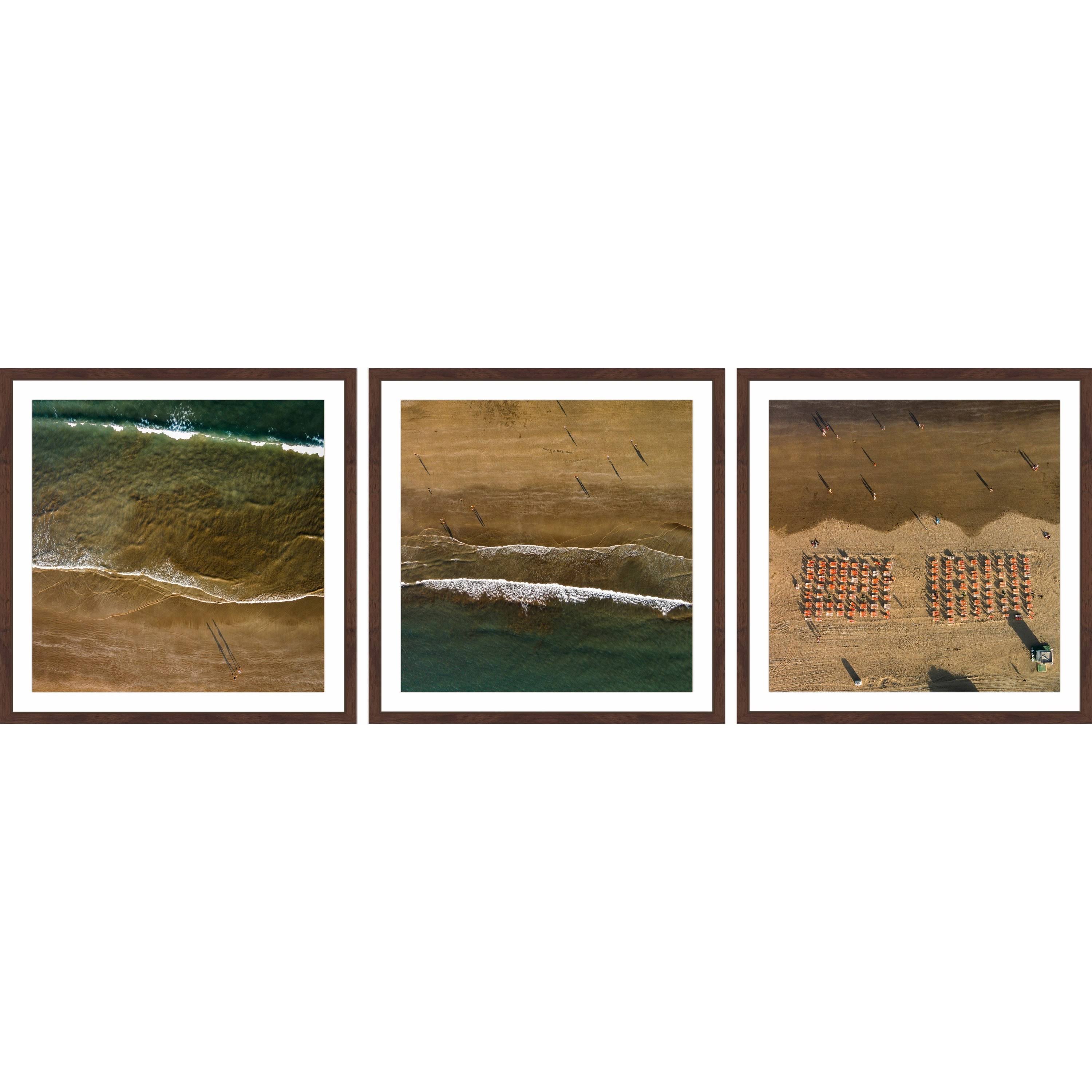 Marmont Hill Inc Beach Shadows Triptych, 96 x 32
