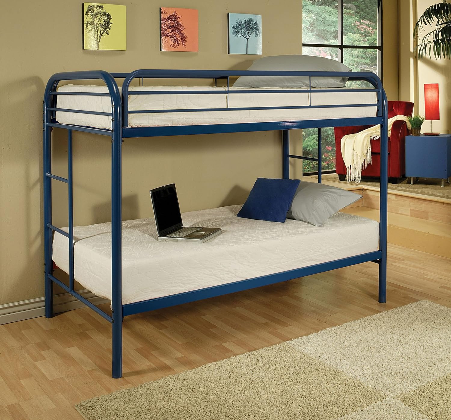 ACME Furniture Bed, Twin, Blue