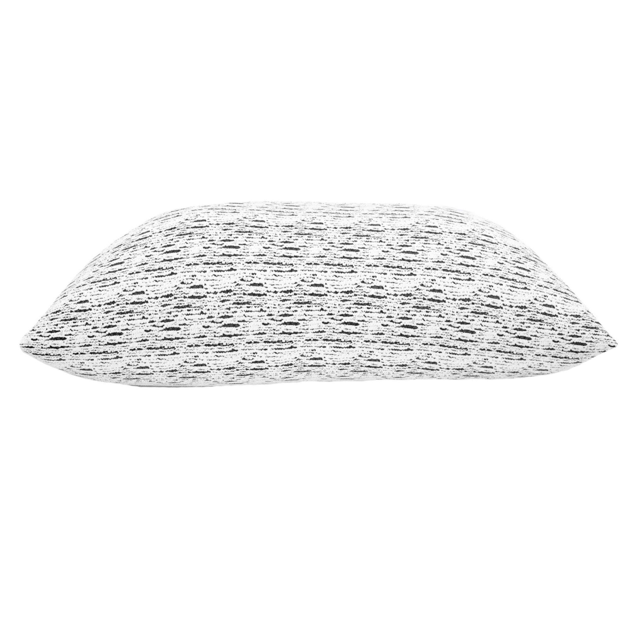 Yogibo 49x22 White and Black Reclining Bean Bag