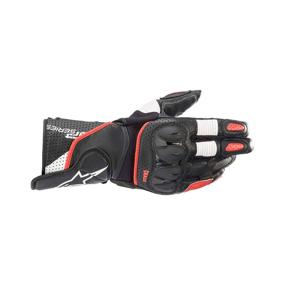 Alpinestars SP-2 V3 Gloves Black White Bright Red S