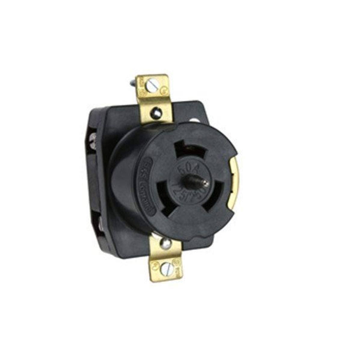 Pass u0026 Seymour CS6369 California Standard Receptacle, 4-Wire Grounding, 50A 125/250V