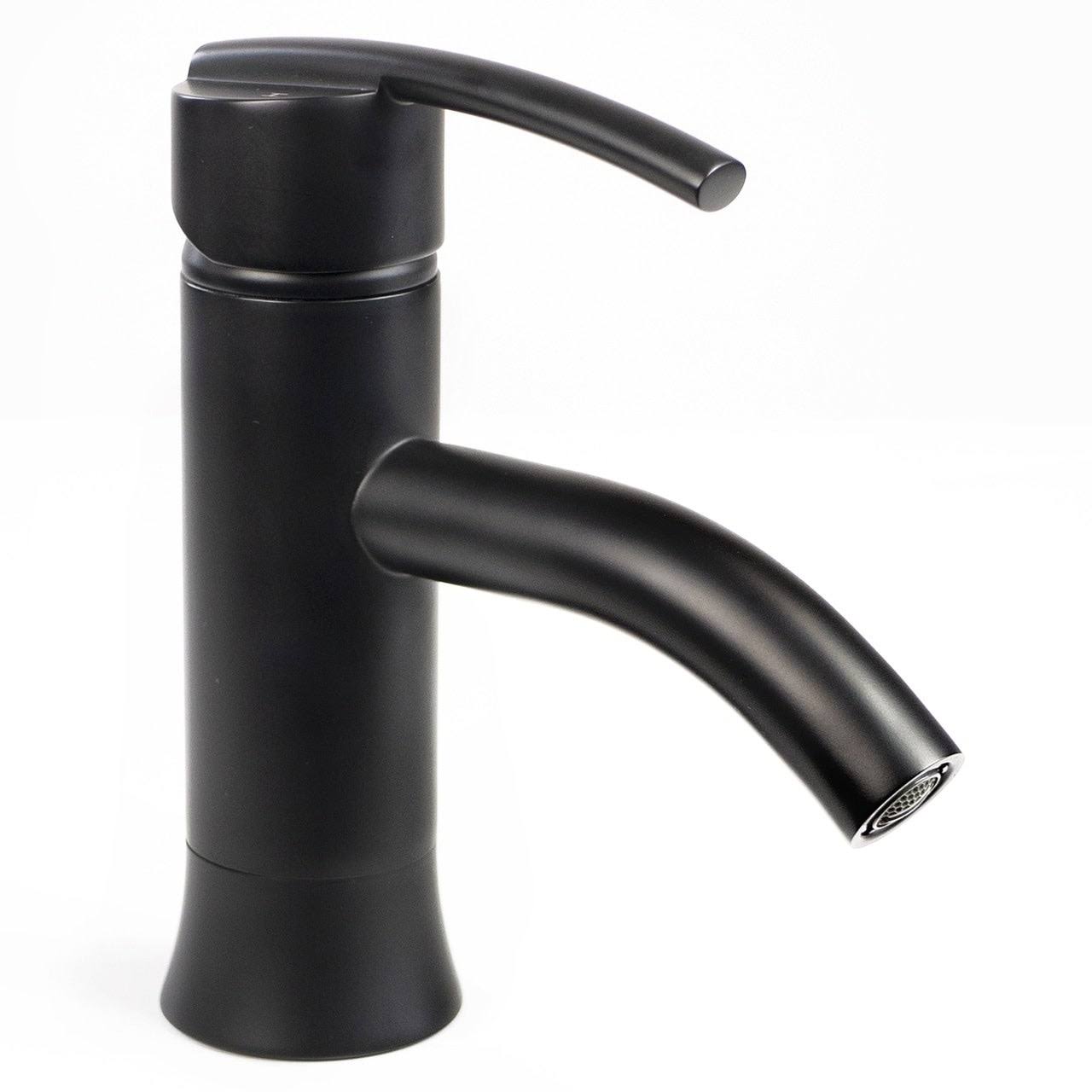 Waverly 7x22 Single Hole Bathroom Sink Faucet (Matte Black)