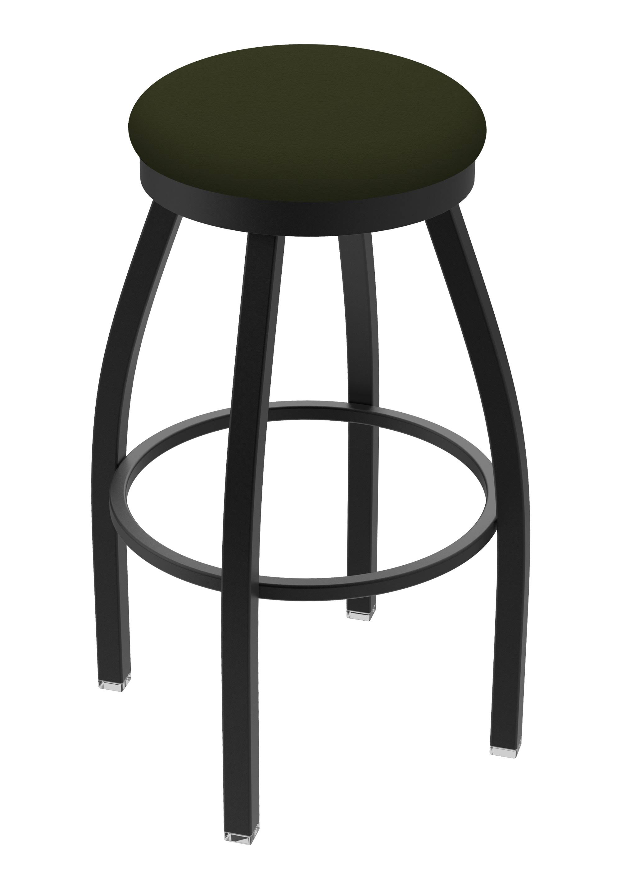 802 Misha 30-Inch Swivel Bar Stool with Black Wrinkle Finish and Canter Pine Seat
