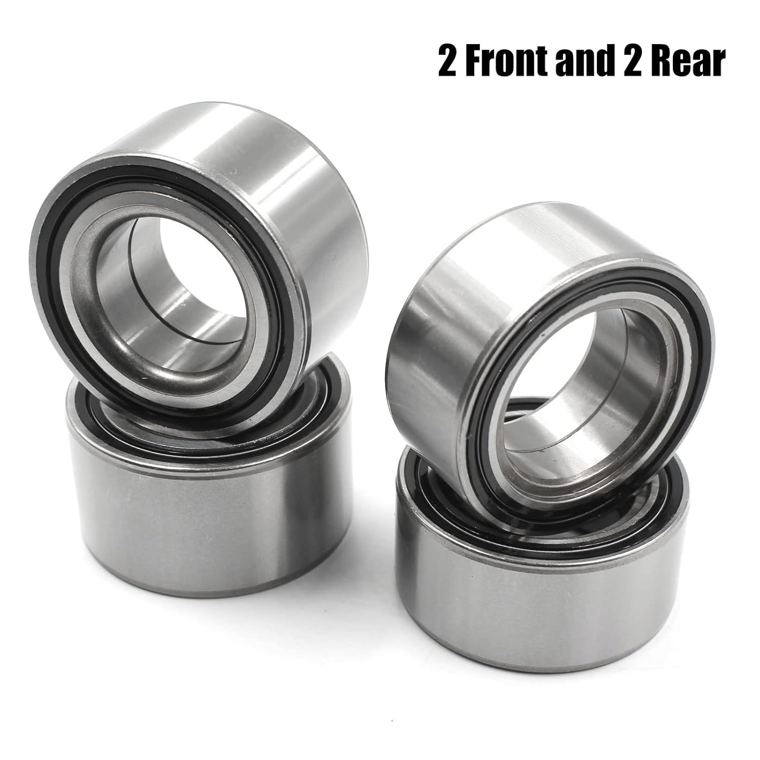 3514699 3514635 Front and Rear Wheel Bearings Compatible with Polaris Ranger RZR 800/RZR S 800 2010-2014,Ranger 900 XP/Ranger 900 Crew 2013-2016 Replaces # 3585502 3514627, 4pcs